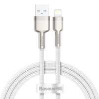 Baseus Cafule Lightning - USB-A Kabel 2,4A - 1m (Metall) Hvi