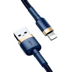 Baseus Cafule Lightning - USB-A Kabel 2,4A - 1m (Gull/Blå)