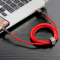 Baseus Cafule Lightning - USB-A Kabel 1,5A - 3m (Rød/Rød)