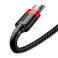 Baseus Cafule MicroUSB - USB-A  Kabel 2,4A - 2m (Rød/Svart)