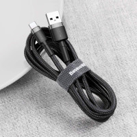 Baseus Cafule USB-C - USB-A Kabel 3A - 0,5m (Grå/Svart)