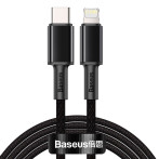 Baseus High Density USB-C - Lightning Kabel 20W - 2m (Svart)