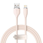 Baseus Jelly Liquid Lightning - USB-A Kabel 2,4A-1,2m (Rosa)