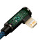 Baseus Legend USB-C - Lightning m/vinkel 20W - 1m (Blå)