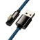 Baseus Legend Lightning - USB-A m/vinkel 2,4A - 2m (Blå)