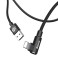 Baseus MVP Albue Lightning/USB-A 2A - 1m (m/vinkel) Svart