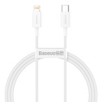 Baseus Superior USB-C - Lightning Kabel 20W - 1m (Hvit)