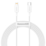 Baseus Superior USB-C - Lightning Kabel 20W - 2m (Hvit)