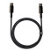 Baseus Tungsten USB-C - USB-C Kabel 100W - 1m (Svart)