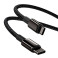 Baseus Tungsten USB-C - USB-C Kabel 100W - 1m (Svart)