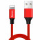 Baseus Yiven Lightning - USB-A Kabel 2A - 1,2m (Rød)