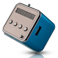 Setty MF-100 FM Radio (micro SD/USB) Blå