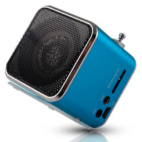 Setty MF-100 FM Radio (micro SD/USB) Blå