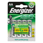 Energizer Power Oppladbare AA-batterier (2000mAh) 4-pakk