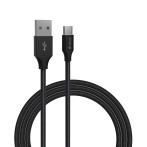 Devia Gracious USB-A - USB-C Kabel - 1m (2,4A) Svart