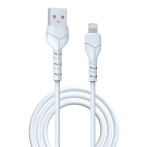 Devia Kintone Lightning - USB-A Kabel - 1m (2,1A) Hvit