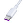 Devia Shark USB-C - USB-A Kabel - 1,5m (5A) Hvit