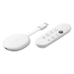 Google Chromecast m/Google TV HD (m/fjernkontroll) Hvit