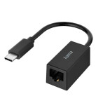 Hama USB-nettverksadapter (USB-C/RJ45)