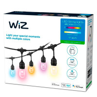 WiZ Udendørs WiFi String Lights 14,8m(12x pærer) RGB