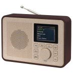 Denver DAB-60DW DAB+ Radio (Bluetooth) Mørkt tre