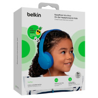 Belkin Soundform Mini Barnehodetelefoner (85dB) Blå