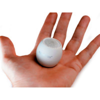 Boompods Zero Talk Alexa Mini Bluetooth Høyttaler - Hvit