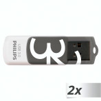 Philips Vivid Edition USB 3.0 Minnepenn 32 GB - 2pk Grå