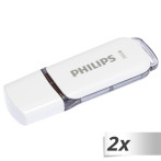 Philips Snow Edition USB 2.0 Minnepenn 32GB - 2pk Grå