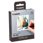 Canon XS-20L fargeblekk + papirsett (Square QX10) 20 utskrifter