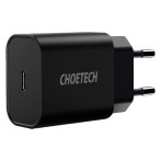 Choetech USB-C Lader 20W (1xUSB-C) Svart