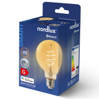 Nordlux Smart Globe LED-glødepære E27 - 4,7W (34W) Hvit