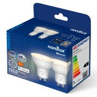 Nordlux Smart LED Spot GU10 - 4,8W (50W) Hvit - 2pk