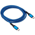 Akyga USB-C Kabel 100W - 1,8m (USB-C/USB-C) Blå
