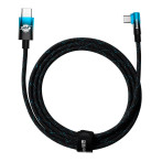 Baseus MVP 2 USB-C - USB-C Kabel m/vinkel 100W - 2m - Blå