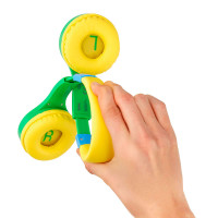 Hama Fleksible Barnehodetelefoner (3,5 mm) Blå/gul/grønn