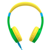 Hama Fleksible Barnehodetelefoner (3,5 mm) Blå/gul/grønn