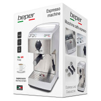 Beper 90521 Espressomaskin (1250W) Rustfritt Stål