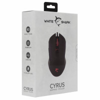 White Shark GM-3001 Opisk Gaming Mus m/LED (3200dpi) Svart