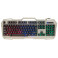 White Shark GK-1924 Gaming Tastatur LED (Membran) Sølv
