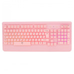 White Shark GK-2103 Gaming Tastatur m/Light (Membran) Rosa