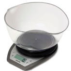 Salter 1024 Aquatronic Kjøkkenvekt m/skål 2L (5kg/1g) Grå