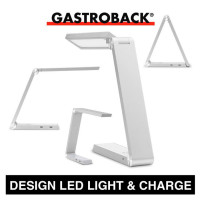Gastroback 60000 LED Bordlampe m/Qi oplader (60W)