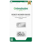 Kniver til Greenworks/Powerworks/Cramer Robotgressklipper. - 9-pakning