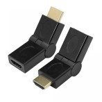 Sbox AD.HDMI-180 vinklet HDMI-adapter (HDMI-hann/HDMI-kvinne)