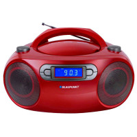 Blaupunkt BB18RD CD-spiller (FM/CD/MP3/USB/AUX) Rød