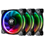 Thermaltake Riing Plus 12 RGB TT Premium PC-kjøler (1500RPM) 120mm - 3pk