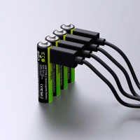 Verico LoopEnergy Oppladbart AAA Batteri m/USB C-stik - 4pk