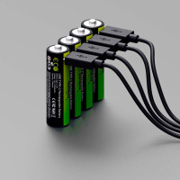 Verico LoopEnergy Oppladbart AA-batteri m/USB C-plugg - 4pk