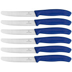 Victorinox Swiss Classic bordkniver - 11 cm (6-Pack) Blå